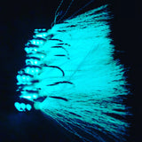 "LUNCH LADY" (SUPERGLOW) Glass Minnow